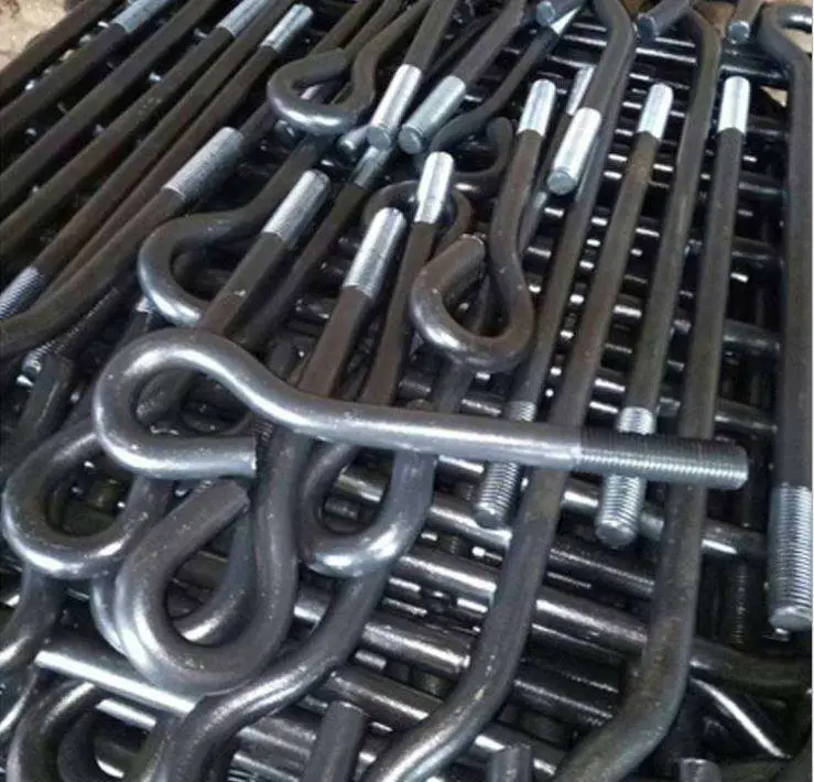 Electric Galvanized/Hot Galvanizing J Bolts / Open Eye Bolt/Custom Bent