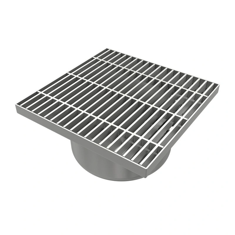 Galvanized Steel Footway Grate Drains Horizontal Scupper Drain Grating Sidewalk Drain Covers