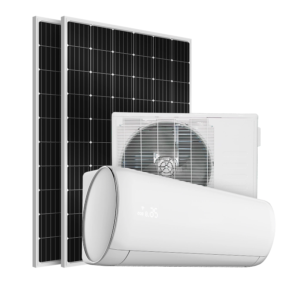 2178 AC DC Climatiseur du système solaire Smart d'air conditionné 9000BTU 12000BTU 18000BTU 24000BTU dans le Kerala