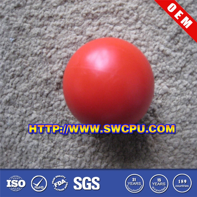 Custom Colored Christmas Hard POM PVC Balls / Spheres, Empty Plastic Hollow Ball