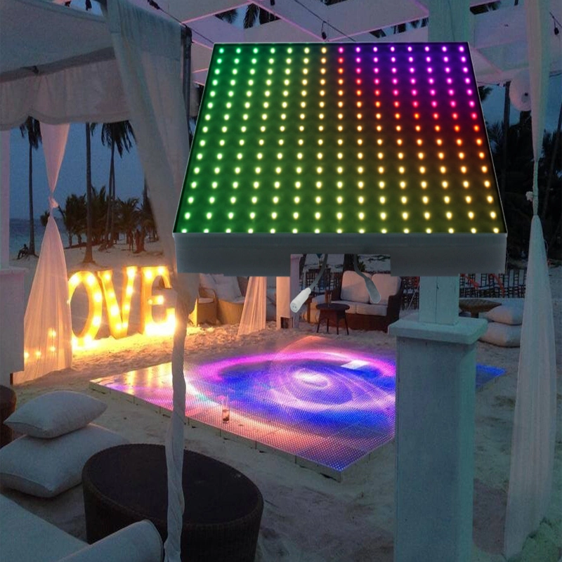 Outdoor DJ Stage Pixel Video LED Dance Floor DJ Stage Party Background Tiles