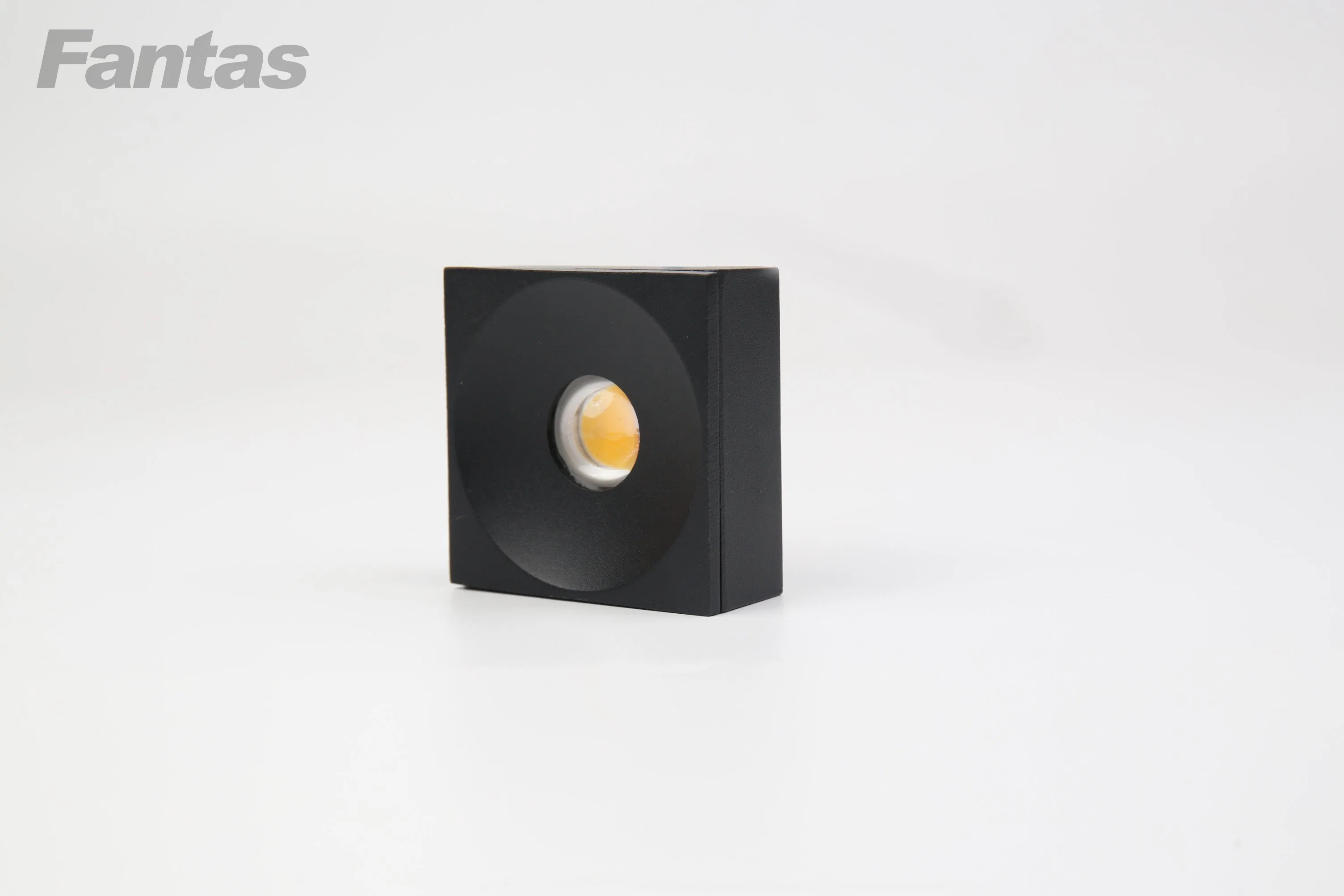 Mini foco LED quadrado de 3 W com downlight montado na superfície Iluminação do armário