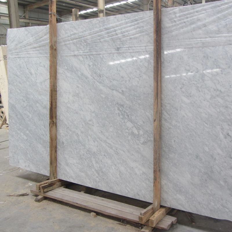 Italia Bianco Carrara blanco losa de piedra mármol natural del suelo de baldosas mosaico de la pared de la encimera de rodadura
