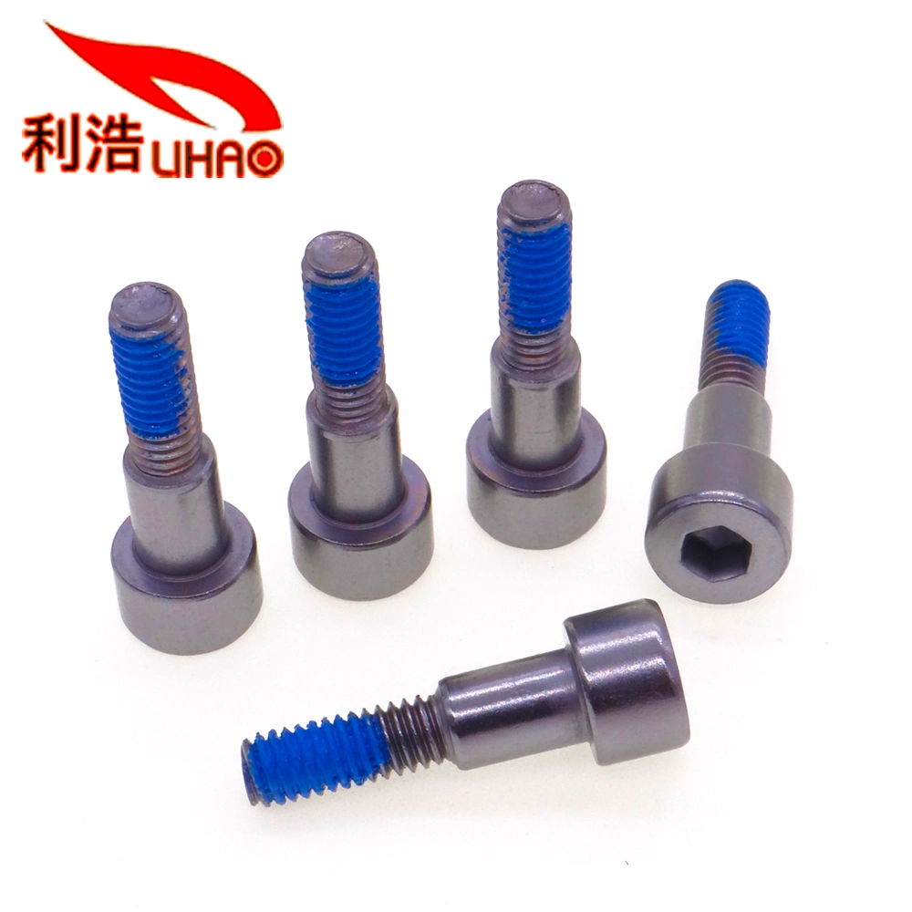 High-Strength Bolts / Manufacturer Wholesale/Supplier / Cup Head Half Thread Stepped Nylon Patch Screws