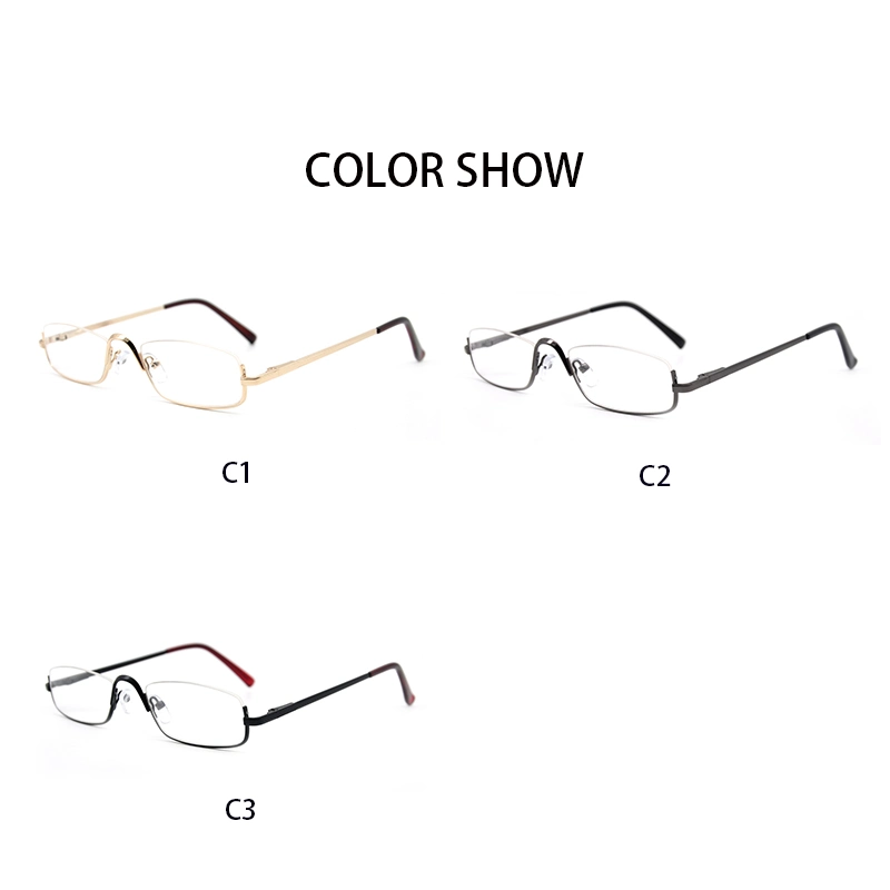 High quality/High cost performance  CE Metal Reading Glasses Spectacle Frame for Men and Women