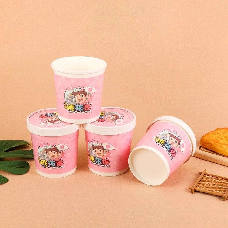 Eco- Friendly Paper Soup Cup Instant Noodle Cup Noodles Packaging Manufacturer