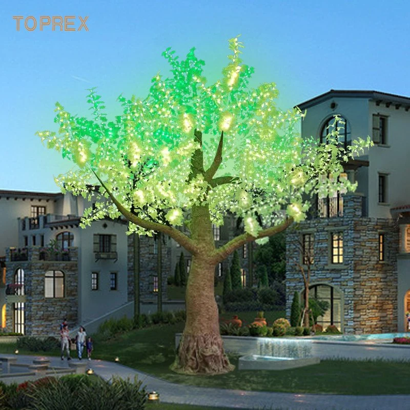 Safe Artificial Flower Party Lights Digital Control LED Cherry Tree Luz