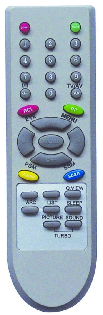 Fabricante de Apoyo de Control remoto por infrarrojos Personalizar Control remoto del televisor (6710V00109B)