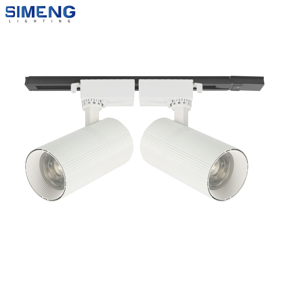 Pure Aluminum Museum Gallery Mall Interior Track Light Adjustable Angle