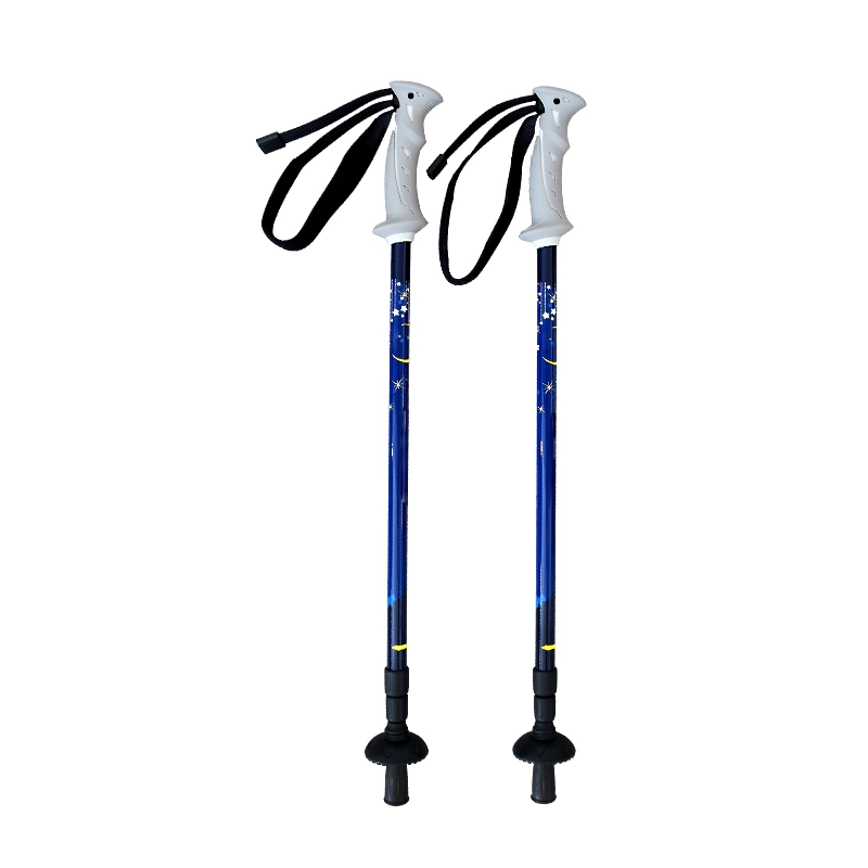 65-125cm Ultra Light Hiking Trekking Pole Walking Sticks