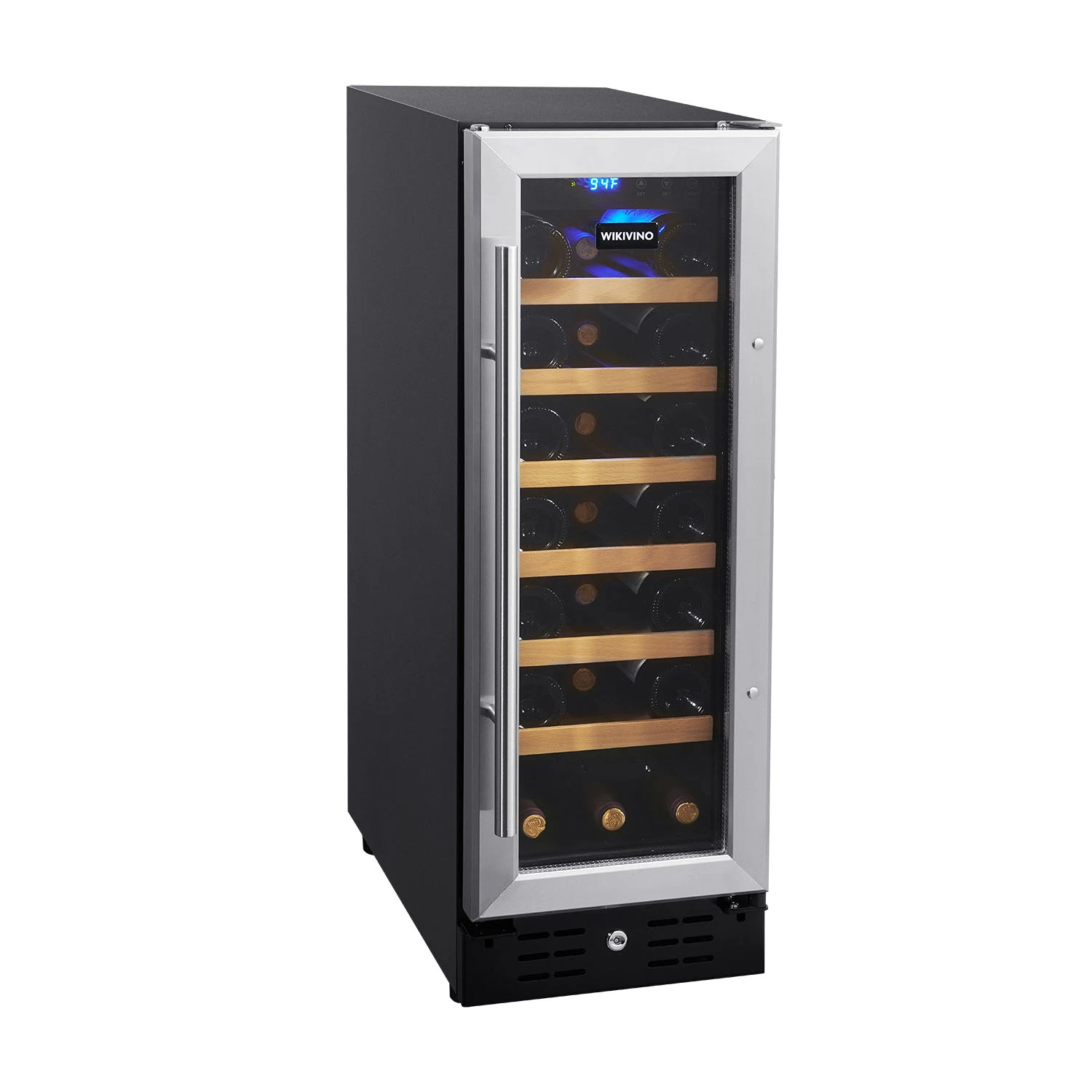 China Manufacturer Stainless Steel or Black 21-Bottle Wine Cooler