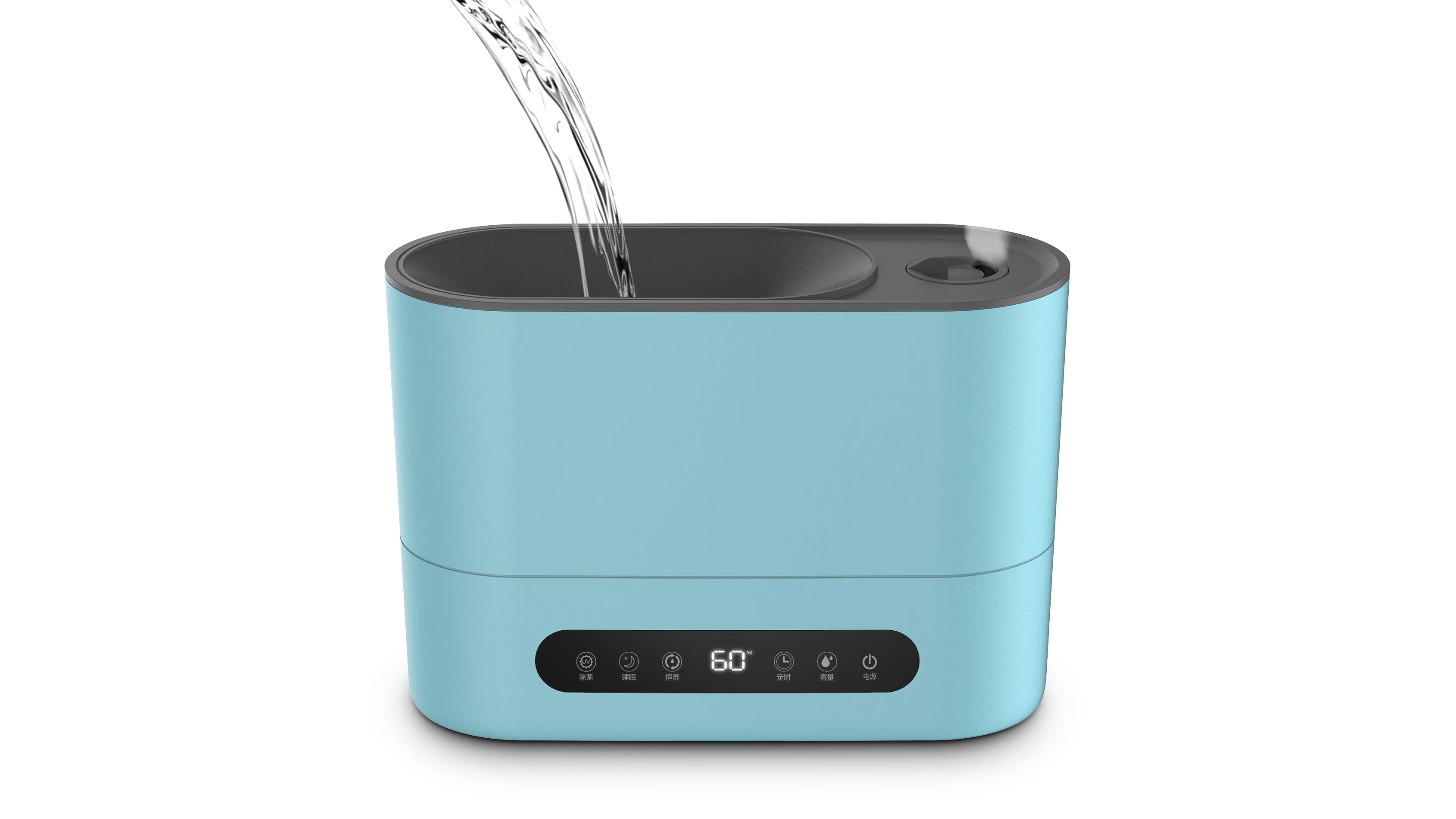 Ultrasonic Warm Cool Mist Aroma Humidifier with UV Sterilizing Function