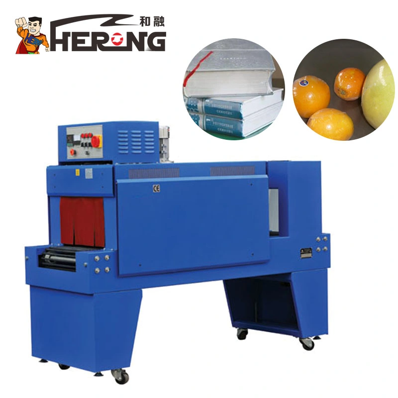 Hero Brand Thermal Telephone Android L Sealer and Pack Measuring Tape Automatic Side Sealing Shrink Packing Machine