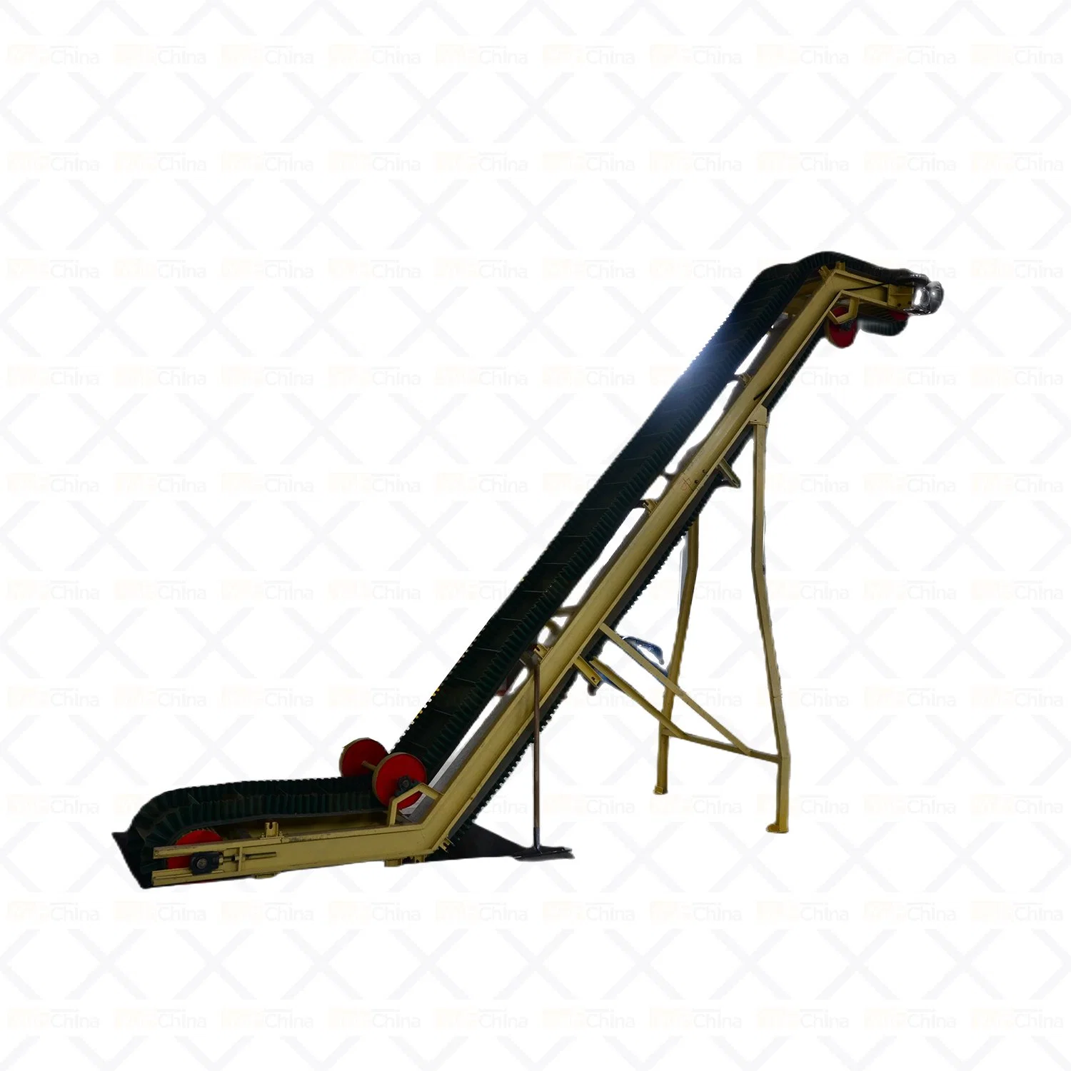 Automatic Incline Elevator Lifting Belt Conveyor System