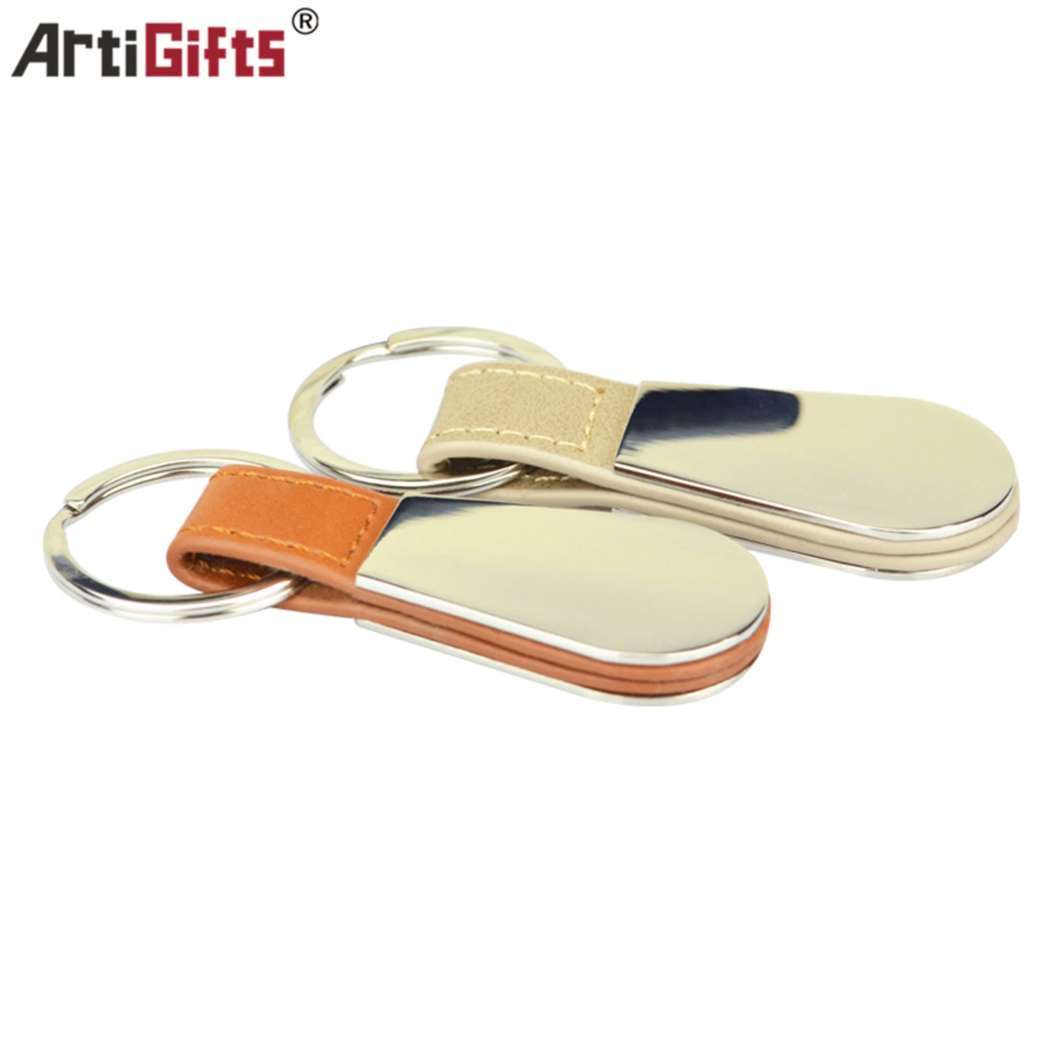 Wholesale/Supplier Cheap Custom Promotion Metal Leather Key Chain