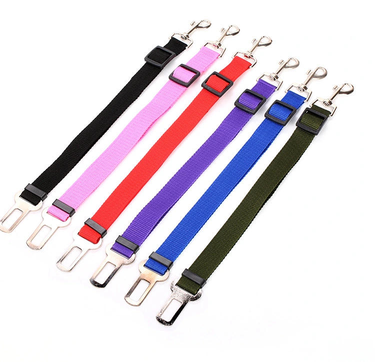 Adjustable Pet Dog Seat Belt Durable Pet Dog Cats Car Vehicle Seatbelt