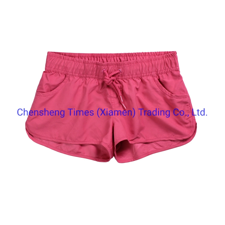 OEM Beach Shorts Casual Swim Shorts Waterproof Breathable Fabric Comfortable Women Swimming Shorts