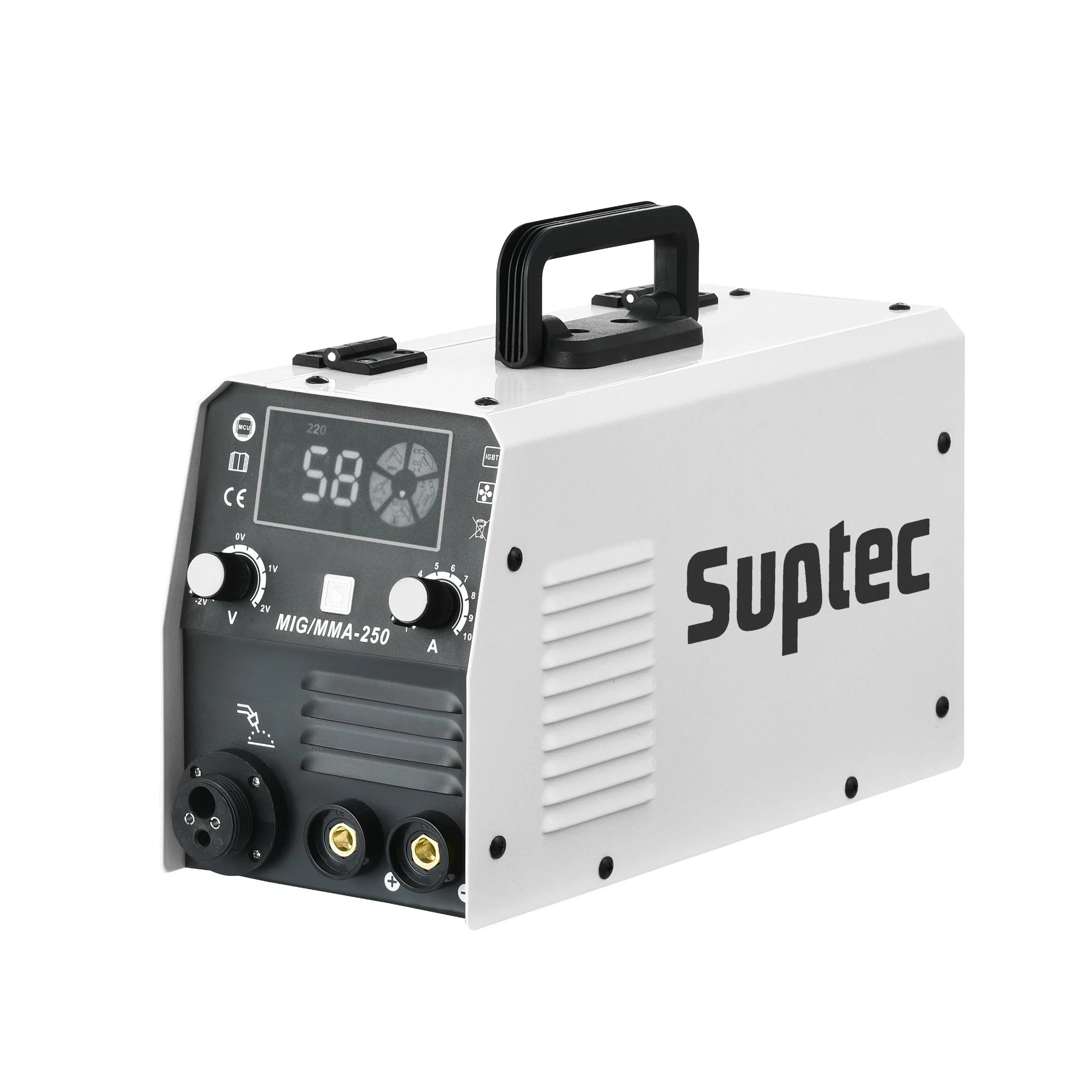 Suptec Welder 130 AMP MIG TIG Arc Welder 3 in 1 Welder Welding Machine Stick IGBT DC Inverter Dual Voltage 110V Welding Machine