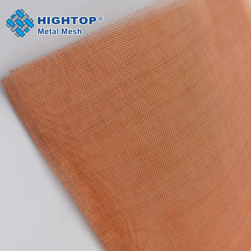 Abrasion Resistant 1-200 Mesh Red Copper Woven Wire Mesh for Window Screen