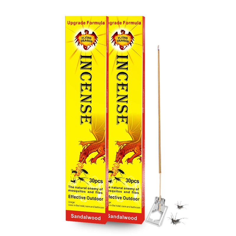 Popular Colorful Mosquito repelente Stick/Natural Mosquito Incense Stick/ eficaz Fly Palo