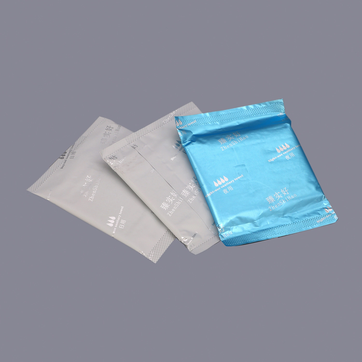 Aluminium Folie Verpackung Sanitär Servietten Anion Sanitär Pads in Bulk Verpackung auf Koreanisch