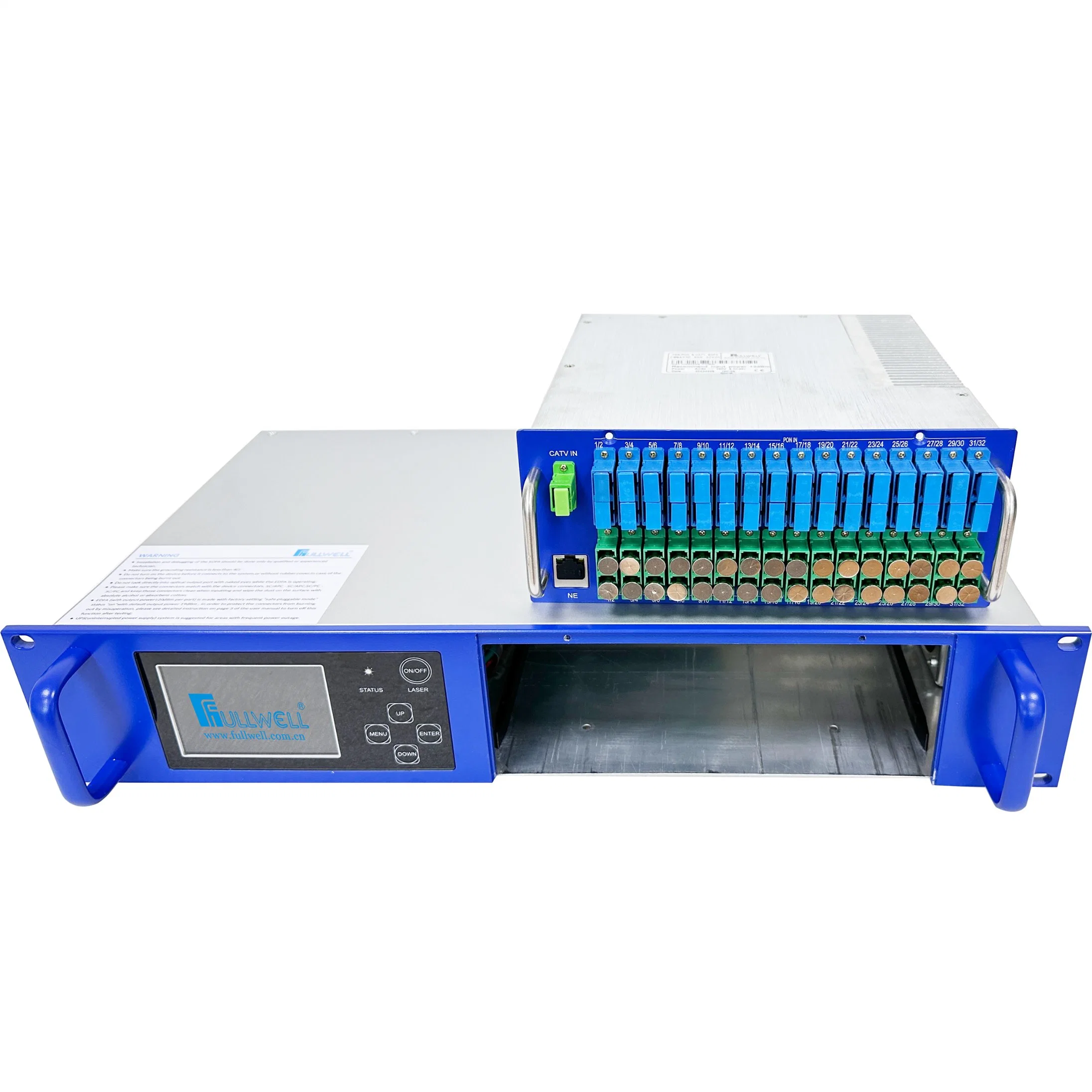 Fullwell Xgs-Pon Module من النوع 32 Ports WDM Pon CATV EDFA مطعم