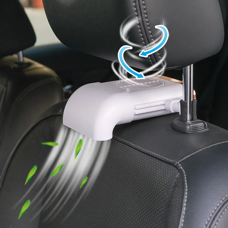 USB Adjustable Electric Summer Car Truck Rear Seat Headrest Air Cooling Fan