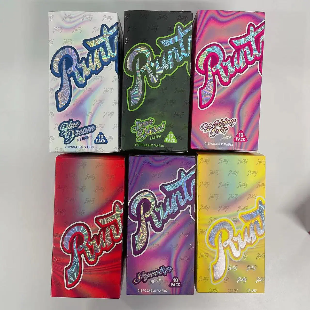 Wholesale/Supplier Runty Multicolor 1ml Thick Oil Original China Disposable/Chargeable D8 Vape Pen