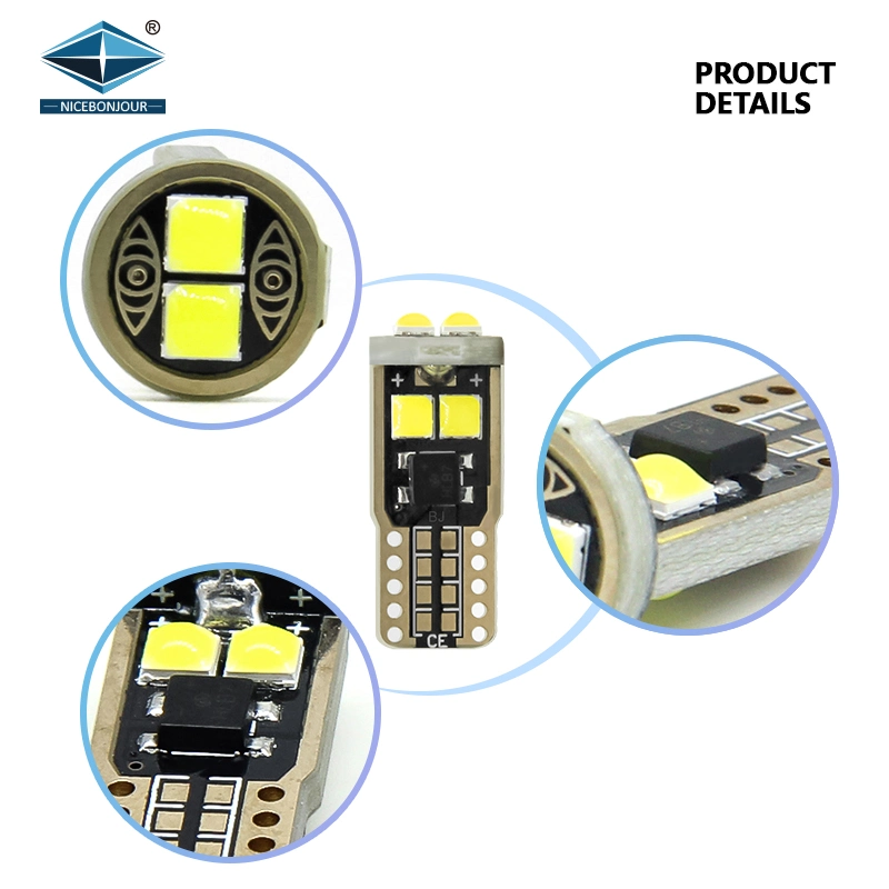 Interior Mold Top High quality/High cost performance  Automotive CANbus من نوع LED ساطع من جهة تصنيع المعدات الأصلية (OEM 3030 SMD بجهد 12 فولت وبقوة 194 وات مع مصابيح السيارة T10 لوز إضاءة السيارة