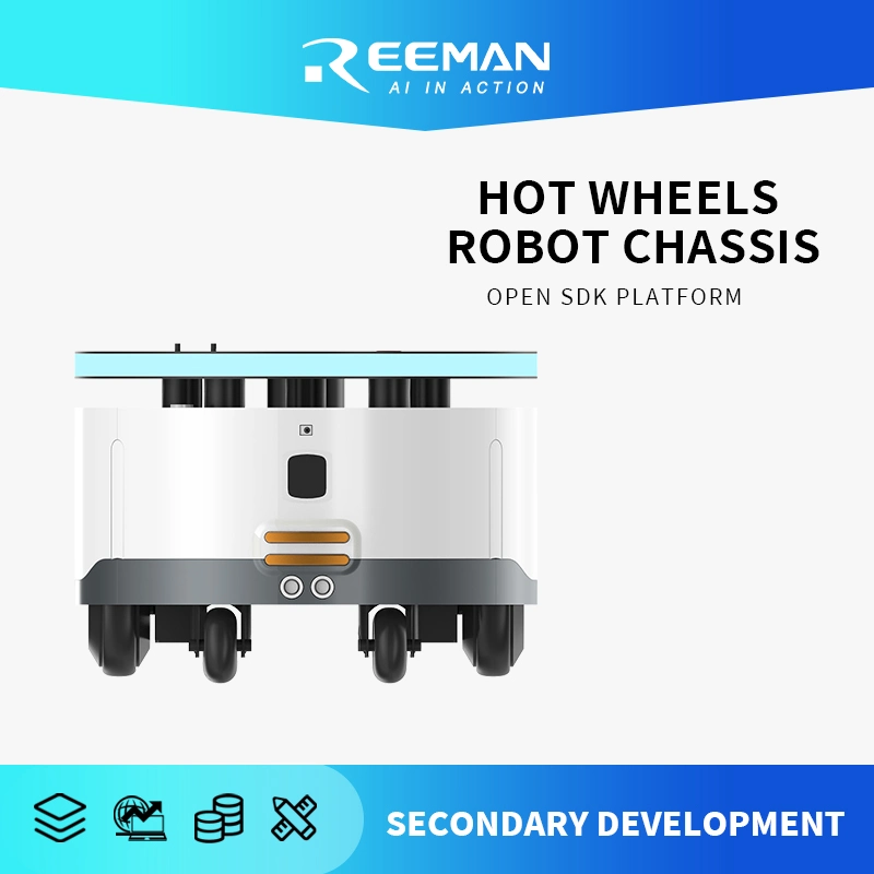 El robot elevador de alimentación del sistema de control de Internet de las cosas, el chasis Wheeleded inteligente Robot inteligente 4WD