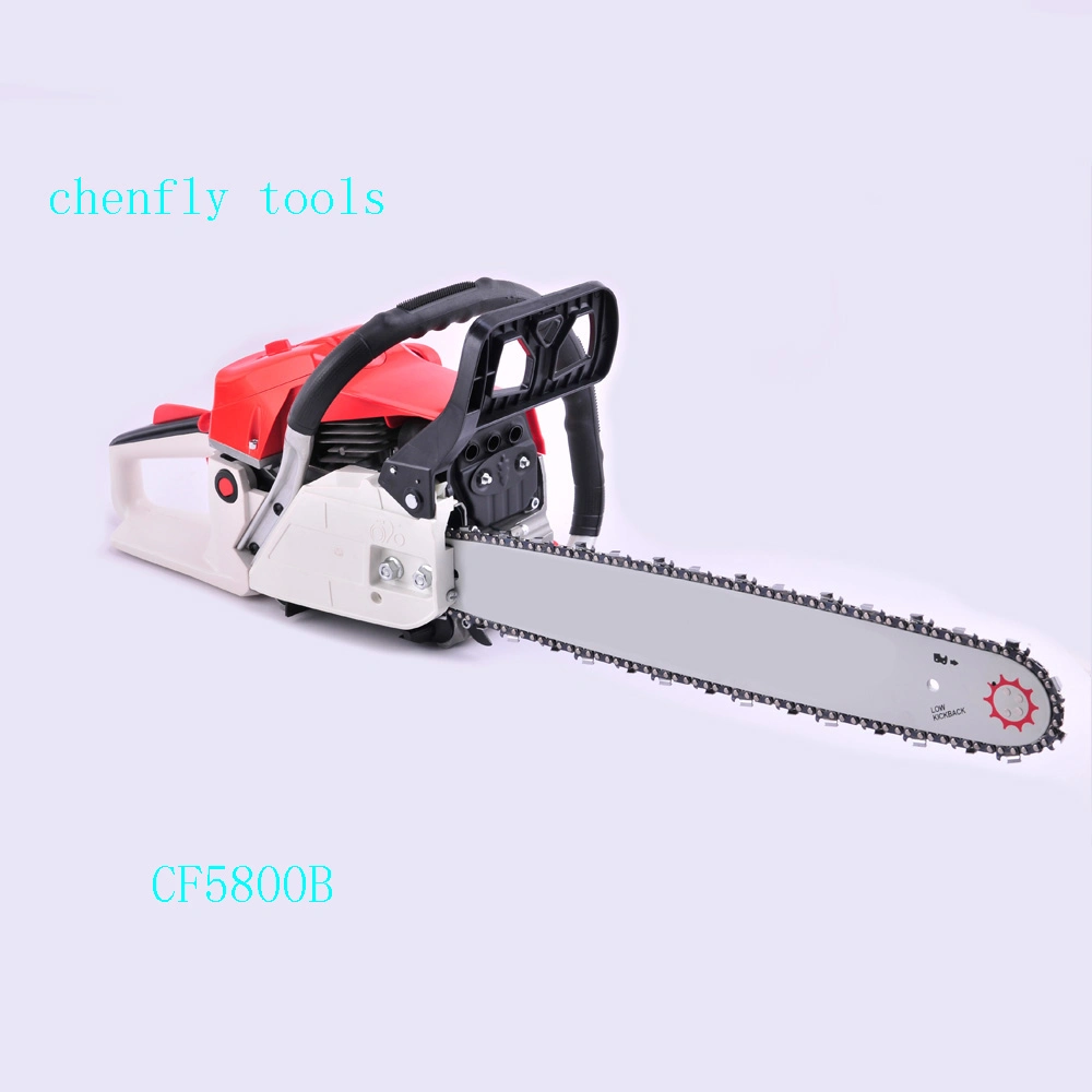 45cc 52cc 58cc12 Inch 16inch 18inch 20 Inch 2 Stroke Gasoline Petrol 5800 Wood Cutting Machine Chainsaw with Long-Life Heavy Duty with High quality/High cost performance  Low Price