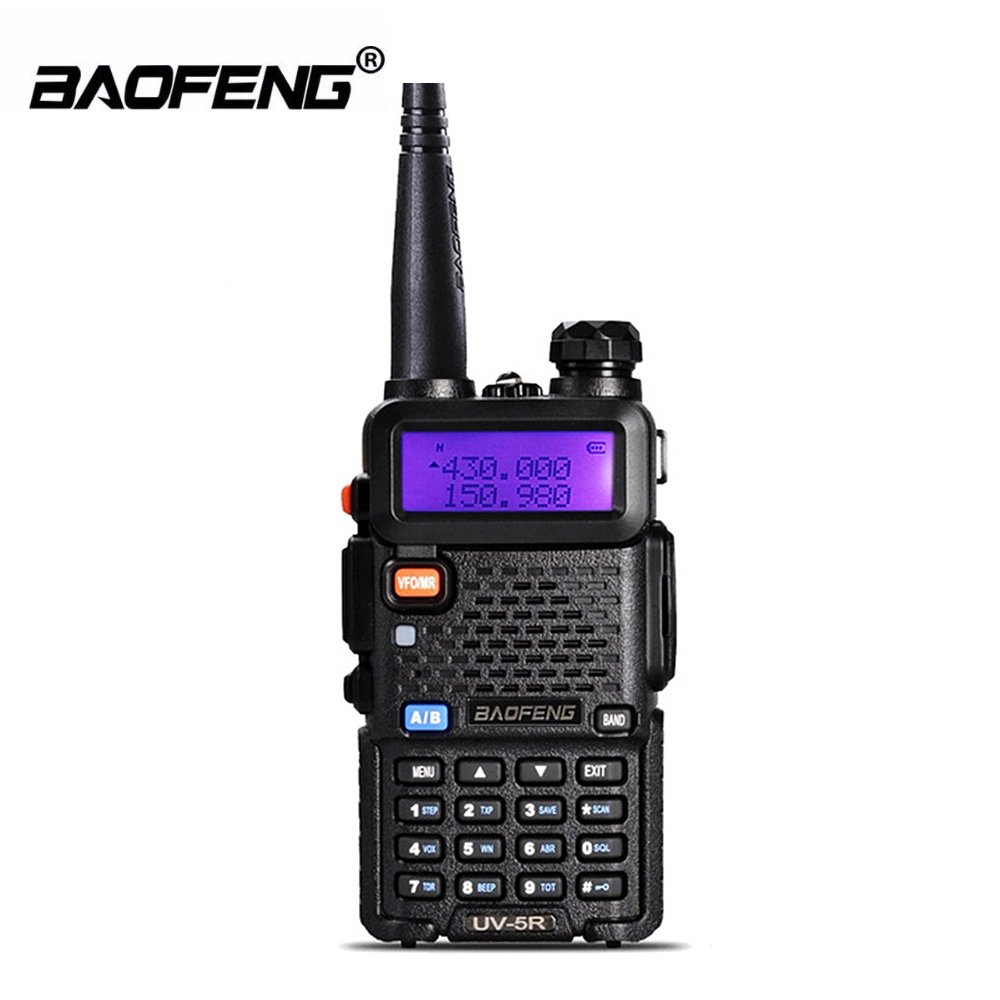 Dispositivo de bolsillo Woki Toki FCC, CE aprobada Walkie talkie de largo alcance de los rayos UV-5r5r desde Baofeng UV