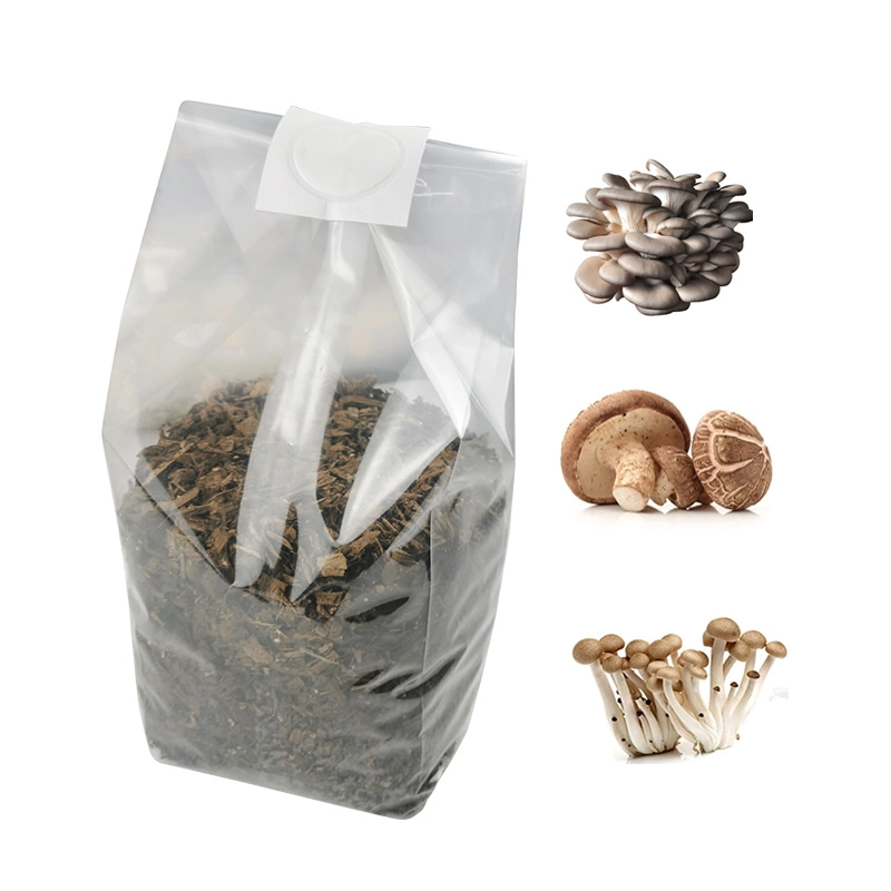 Large Capacity 0.2 Micron Filter Breathable Autoclavable Bags Mushroom Growing Kit Bags