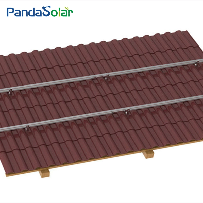 Gancho Solar personalizado em aço inoxidável para telhado plano em cerâmica para energia solar Sistema de montagem