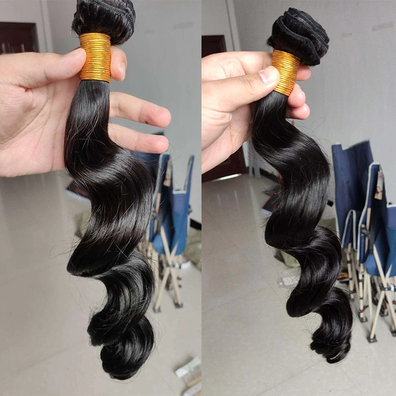 Peruvian Virgin Loose Wave Extension Unprocessde Human Hair Weave Bundles