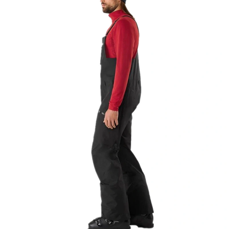 Men Winter Insulated Waterproof Cargo Overalls Ski Bib Snowboard Long Pants