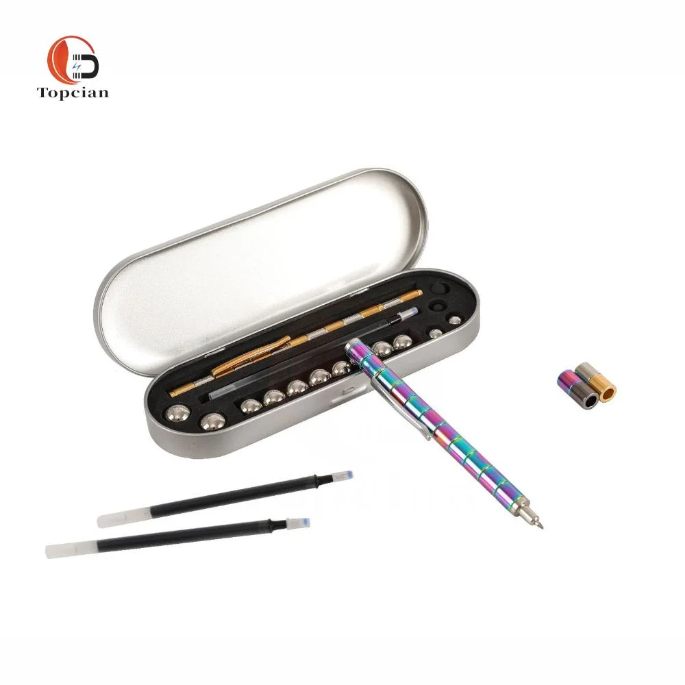 Magnetic Decompression Pen Toy Pen School Multi-Functional Deformation Magnet Writing Ballpoint Pen