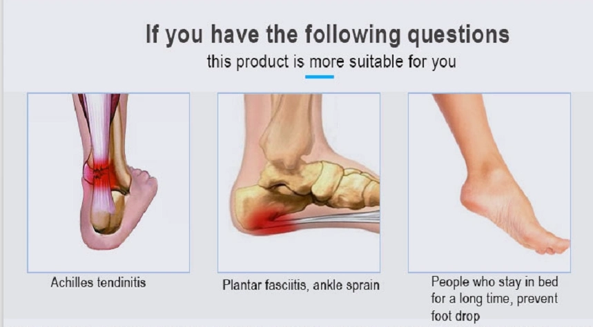Dorsal Night Splint OEM Medical Supplies Foot Drop Plantar Fasciitis