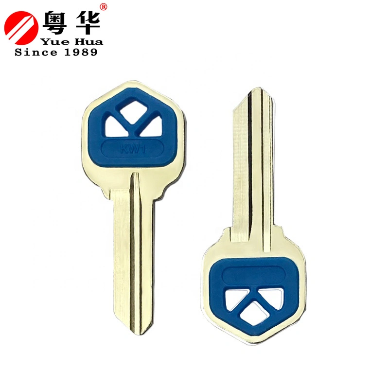 Free Sample Low Price Kw1/Kw10 Custom Color Blank Keys House Door Lock Key Nickel Plated Solid Brass with Custom Design for Lock