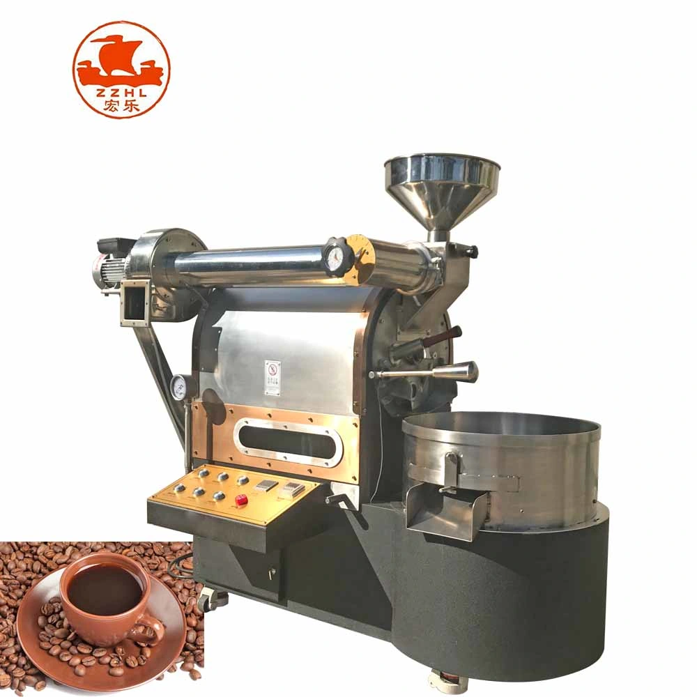 Bom preço Henan suporte on-line Dongle caixa de madeira Cocoa Bean Máquina de café Roaster