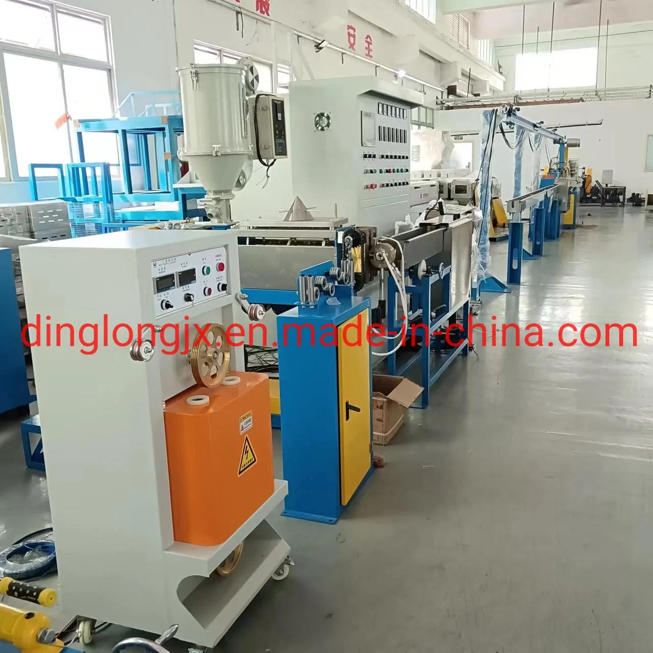 PFA/FEP/ETFE/PTFE High Temperature Insulation Wire and Cable Extruder Machine