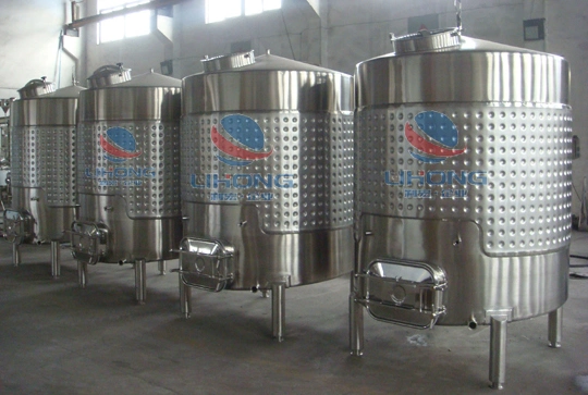 Stainless Steel Cooling Jacket Liquor Fermentor Vessel