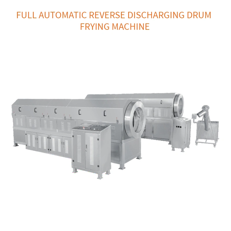 2023 New Automatic Continuous Drum Stir-Frying Machine for Tasty Food Processing Equipment