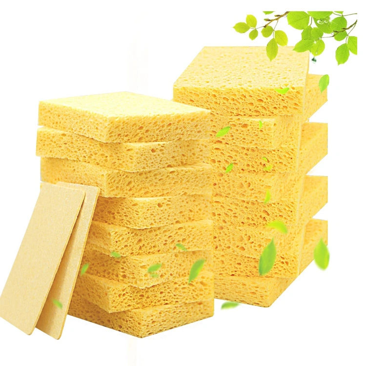 Kitchen Cleaning Eco-Friendly Dish Wash Wood Pulp Sponge