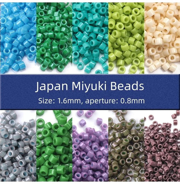 Perles de verre cristal Japon perles Miyuki pour matériau de contour d'oreille de bricolage