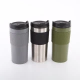 12oz 304 Stainless Steel Travel Cup Coffee Mug with Lid