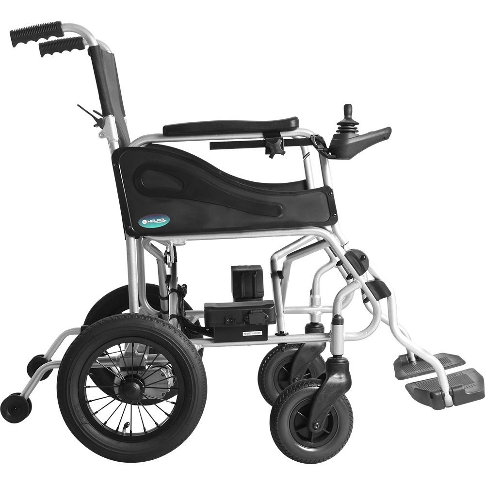 New Foldable Electric Wheelchair Aluminum Lightweight Power Wheel Chair with Lithium Battery