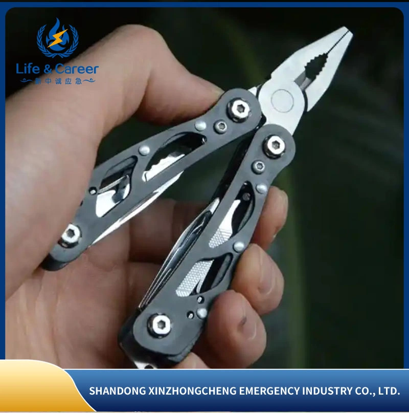 Multitool Hand Tool Gear Mini Multifunction Pliers with Bits for Work EDC Camping Backpacking