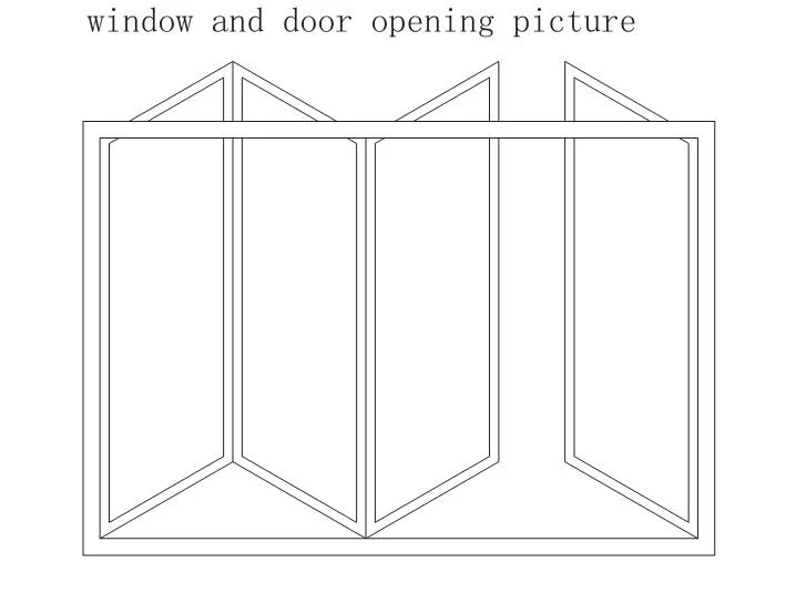 Balcony Folding Sliding Door 4 Fold Hardware System