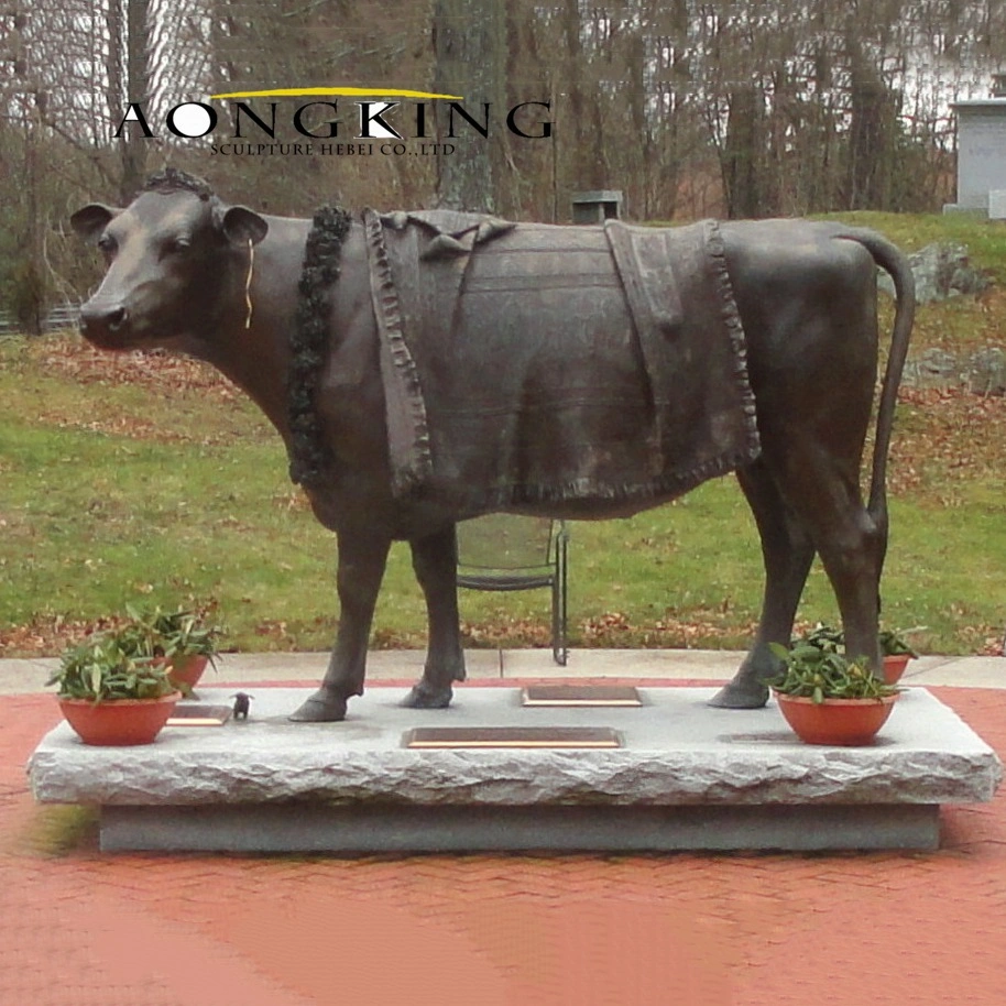 Decoración exterior Jardín de la mano de obra fina Escultura Bronce Wolf Estatua para Venta